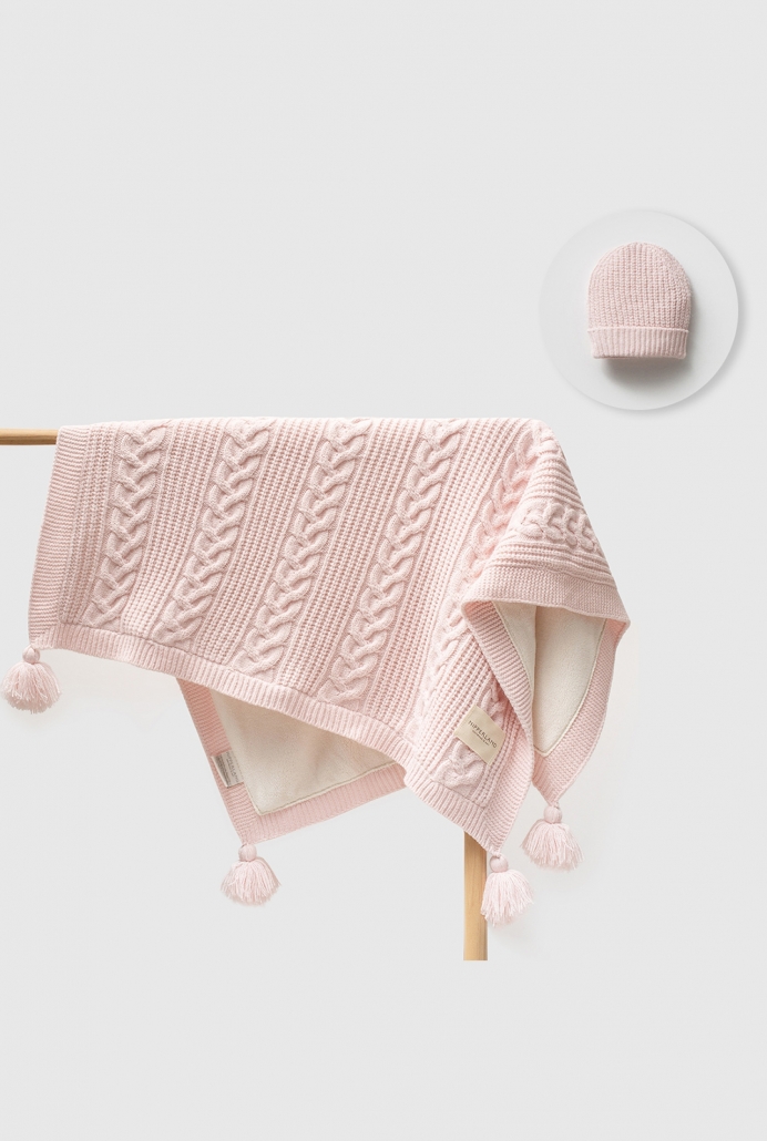 8337N UNISEX 85X100 CM SELANİK BATTANİYE PEMBE