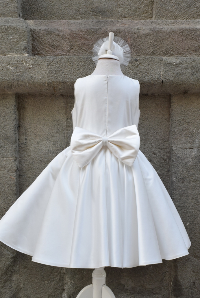 Beyaz Saten Elbise