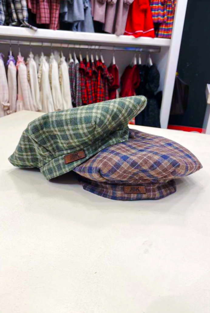 Kumaş Desenli Çocuk Şapka