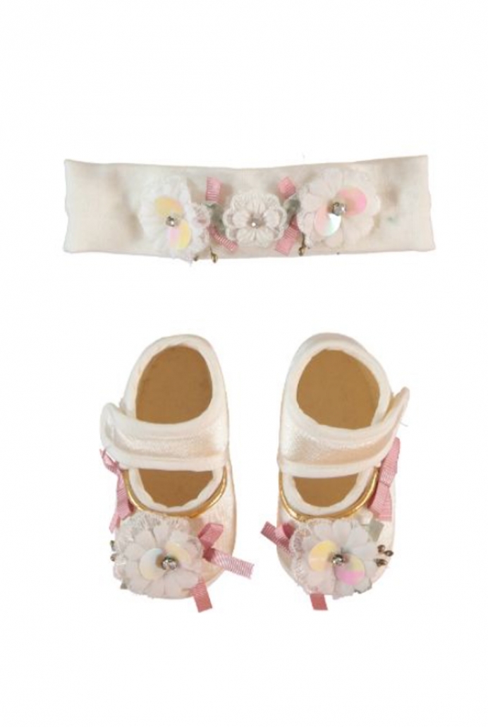 Monna Rosa Patik ve Saç Bandı Kutulu Set